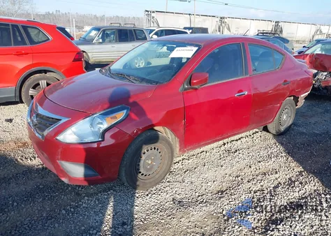 2017 Nissan Versa 1.6 S+ z USA, uszkodzony, nr VIN 3N1CN7AP4HL842909